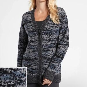 Athleta Westlake Textured Merino Wool Blend Cardigan Size Small